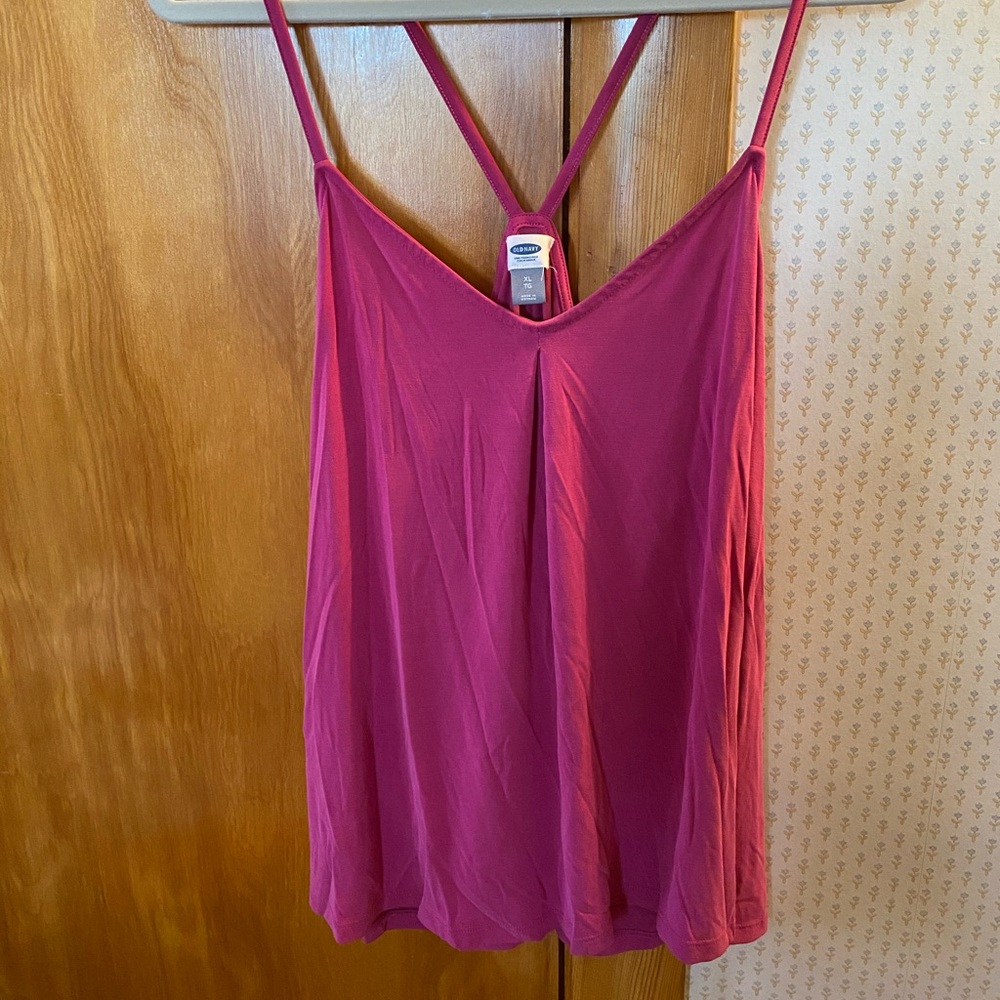 Pink old navy tank top